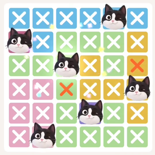 Step 5 in Meowdoku
